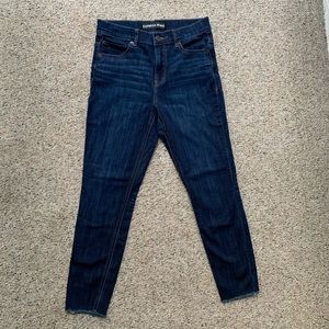 Express high waisted skinny jeans